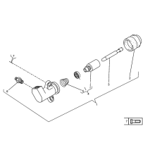 Récepteur d'embrayage pour Renault Maxity