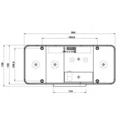 Feu Arrière Droit 5 Fonctions et passe fil