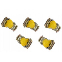 Lot de 5 mains d'accouplement Semi, Remorque, Jaune