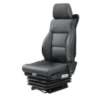 Siège G, Susp. et Lomb. Pneum., Ceint., Sans Accoud., Cuir Gris, Entrx216mm