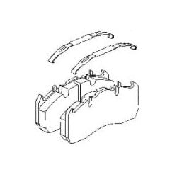Jeu de plaquettes de frein pour Renault