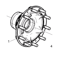 Moyeu avant pour Renault Trucks k