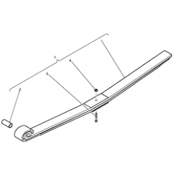 Lames de ressort arrière...