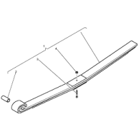 Lames de ressort arrière pour Renault Trucks Midlum