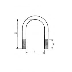 Etrier de ressort 18x72x300...