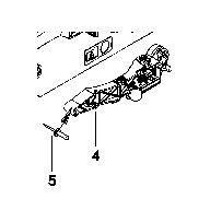 Commande poignée droit pour Renault Master III