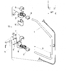 Bras de rétroviseur complet...
