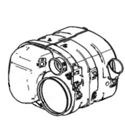 Pot à Catalyse, sans FAP, sans couvercle de FAP, sans accessoires, pour Renault Trucks 7423105926