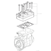 Kit réparation culasse compresseur pour Volvo FM - 20569930