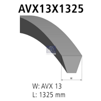 Courroie d'accessoire 13x1325 pour Mercedes-Benz 1013