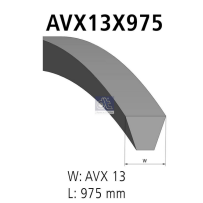 Courroie  13 x975 pour Mercedes-Benz 1013