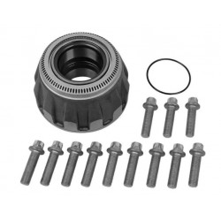 Unité de palier de roue, avec des vis