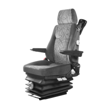 siège mécanique conducteur, ceinture 3 points enrouleur, réglage lombaires mécanique, entraxe 216, tissu noir