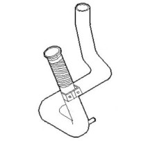 Tuyau Echapp. du Turbo au Silencieux, pour Iveco