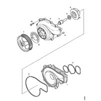 Pompe à eau (Renové) échange standard