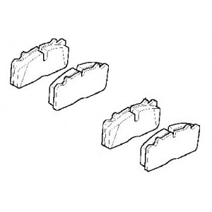 Jeu De Plaquettes De Frein Pour Moto Suzuki RM85 / RM85L (2005-2015) - Cuivre Fritté, Semi-métalliques