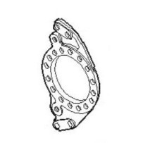 Support Étrier Arrière Droit, pour Iveco