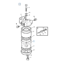 Réservoir de séparateur d'eau