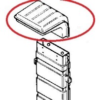 Chapeau de goulotte d'aspiration d'air, pour Renault