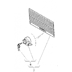 Rideau de coffre vides poches pour Renault Trucks Kerax