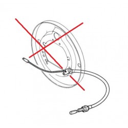 Câble de frein à main droit pour Renault Trucks S120-135