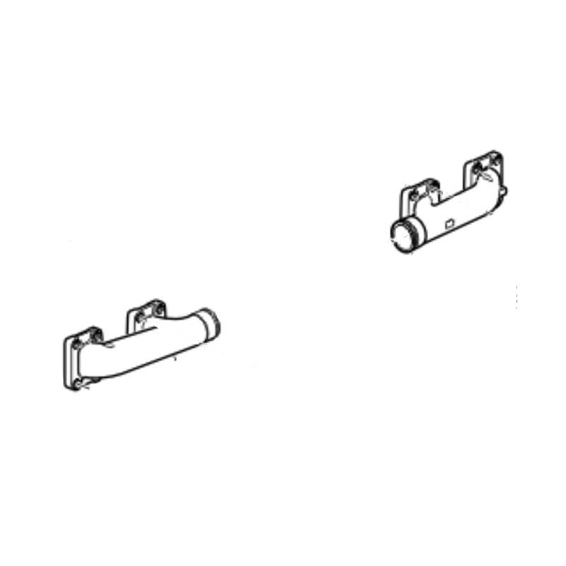 Collecteur d'échappement latéral pour Volvo Fh