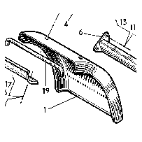 Aile avant sur cabine LARGEUR 470 pour Renault Trucks S