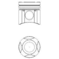 PISTON D2876LF06-08 pour Man TGA