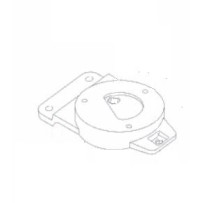 Embase/socle de Gyrophare, côté Droit, pour Man