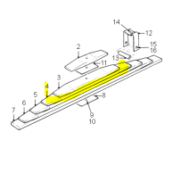 Lame N°3 arrière pour DAF CF