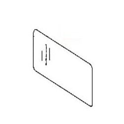 Vitre arrière de cabine,...