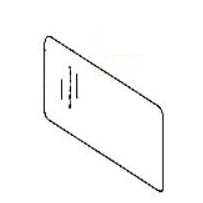 Vitre arrière de cabine, sans joint, D ou G, pour Mercedes