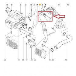 Durite intercooler POUR RENAULT MASCOTT