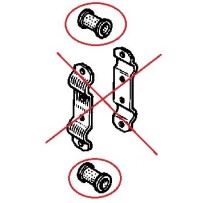 Kit de 2 bagues supérieures + 2 bagues inférieures, pour tirant de barre stabilisatrice arrière, pour Renault