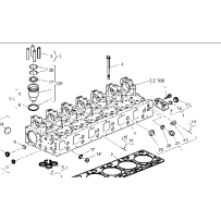 culasse Nue  pour Renault Magnum