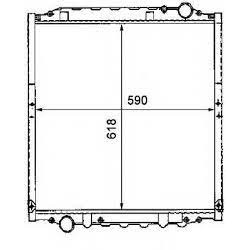 Radiateur pour MAN  L/M 2000