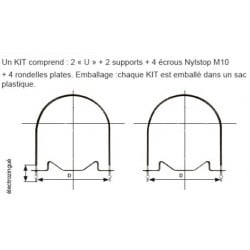 Kit Supports + Colliers,...