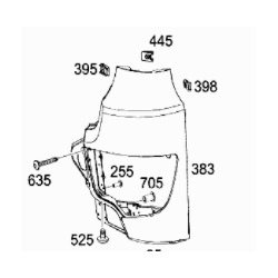 Pare-chocs, gauche pour...