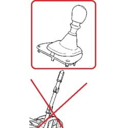 Soufflet de levier de...