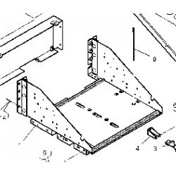 Support de batterie pour Renault Kerax
