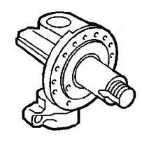 Pivot Gauche pour Renault Kerax