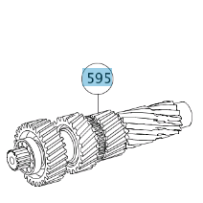 ARBRE INTERMEDIARE pour Mercedes Benz actros