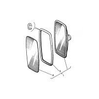 RÉTROVISEUR D/G LARGEUR POUR RENAULT 5010057542