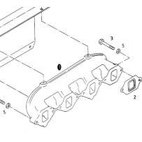 COLLECTEUR D'ECHAPPEMENT pour MAN L/M/F