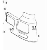 PARE CHOCS AV GAUCHE pour MERCEDES BENZ Actros  9438808470