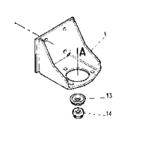 Support arrière de moteur pour Renault Trucks Midlum
