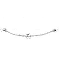 Ressort complet avant  pour Mercedes Benz  6743204002