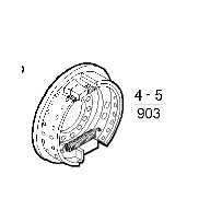 Kit mâchoires garnies 1 essieu pour Iveco 1909180