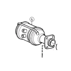 Cylindre de frein arrière gauche sur réparation pour volvo fl6  6791937