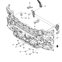 SUPPORT DE PARE-CHOCS POUR MAN TGA 81416105821